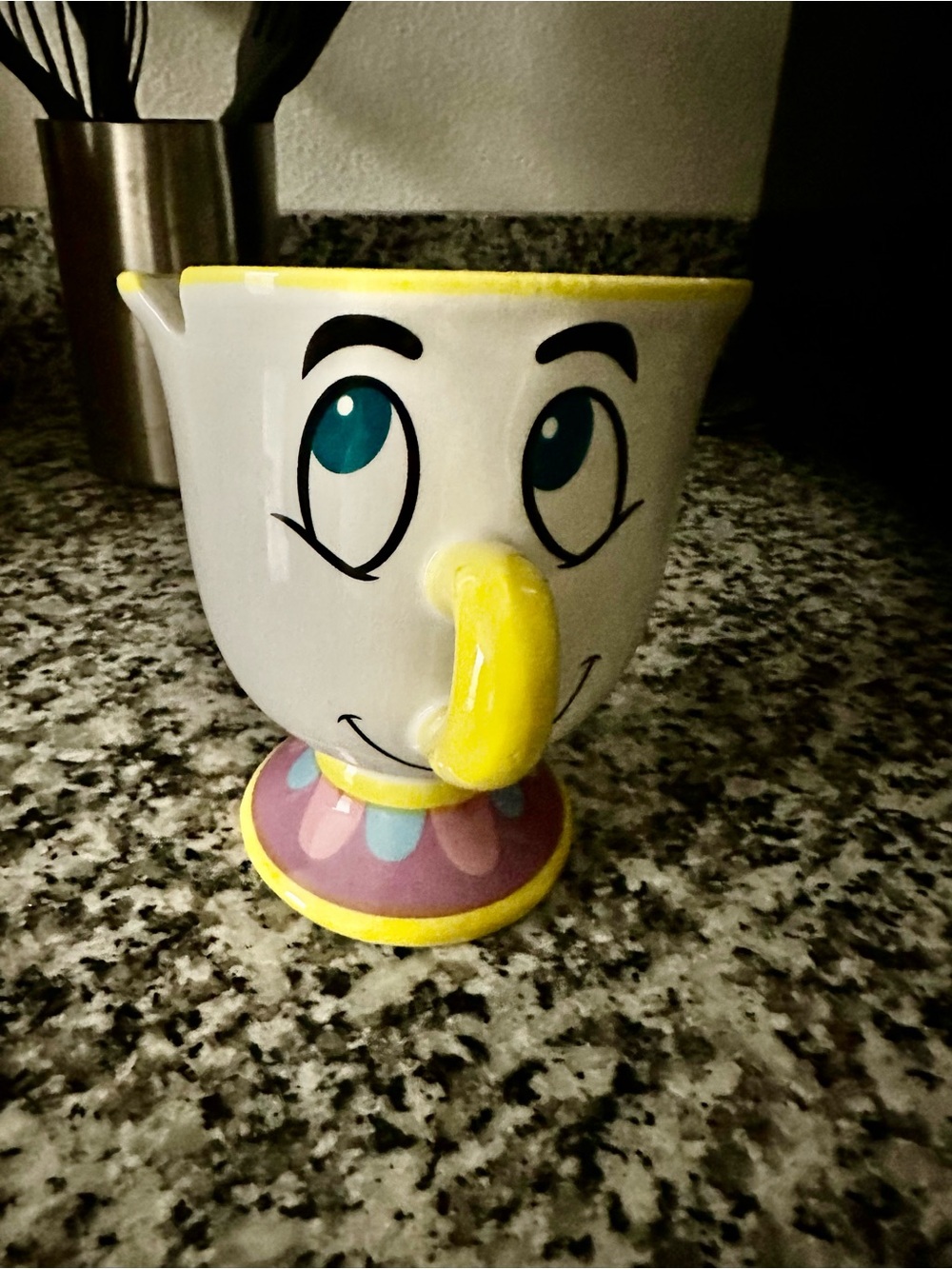Disney Beauty and the Beast Chip 3D sculpted ceramic mug